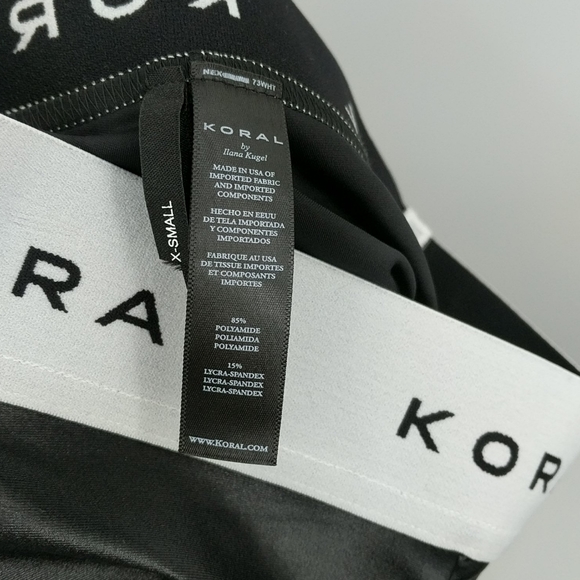 NWOT KORAL x PELETON Black Aden Infinity Legging w. Minor Flaw - Picture 13 of 14